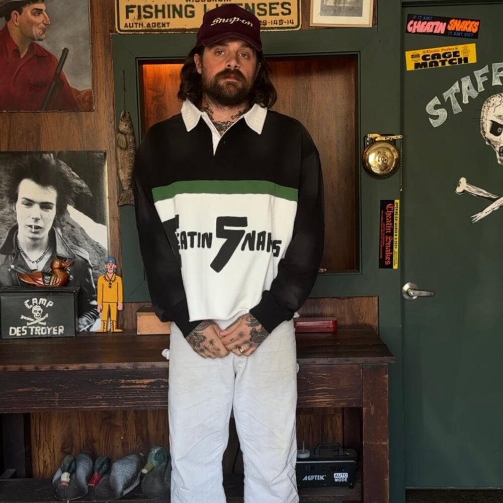 Cheating snakes Cropped Longsleeve Polo